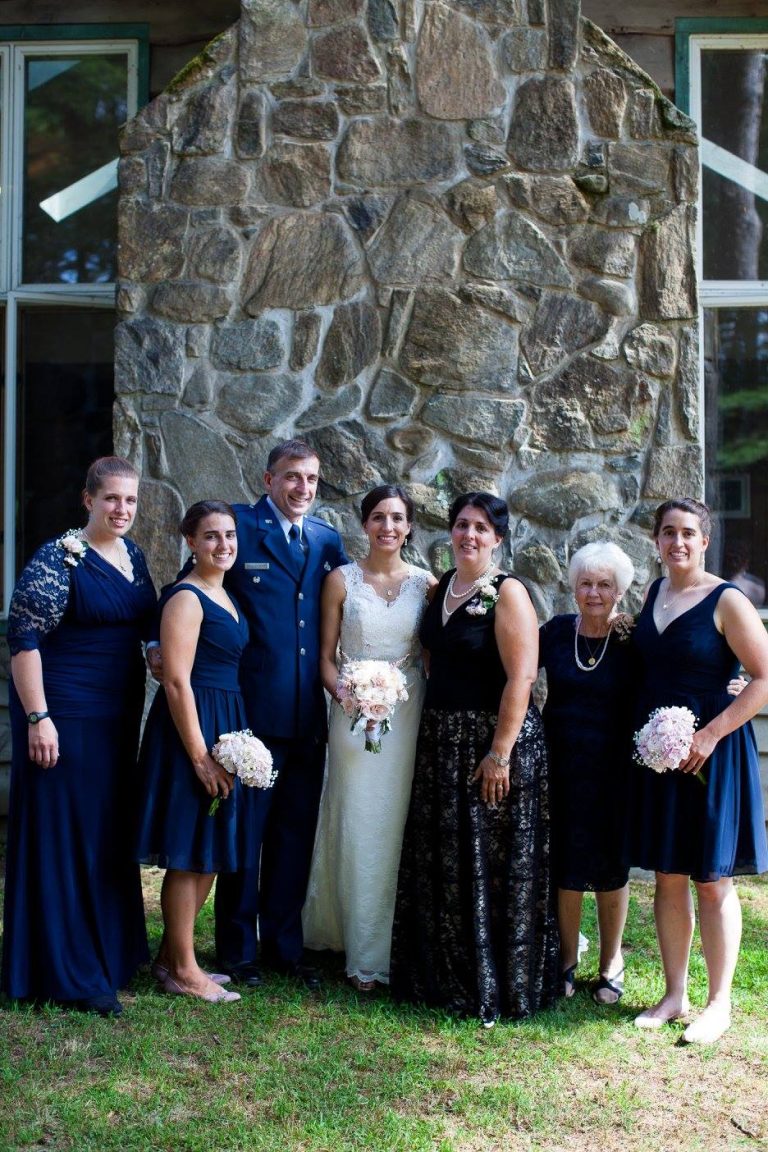 Bride + family